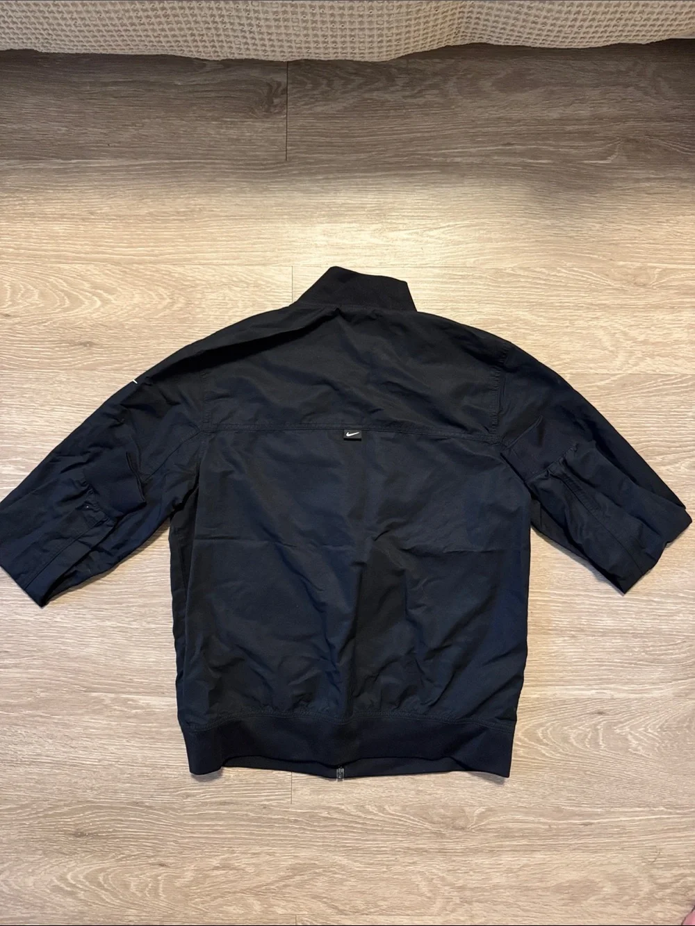 Nike Black Men's Bomber Jacket with Swoosh